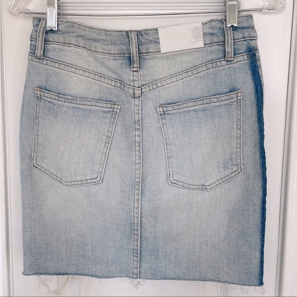 NWT Pistola Jean Cut Off Mini Skirt. 27 - Picture 14 of 16